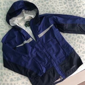 Navy Blue L. L. Bean Raincoat